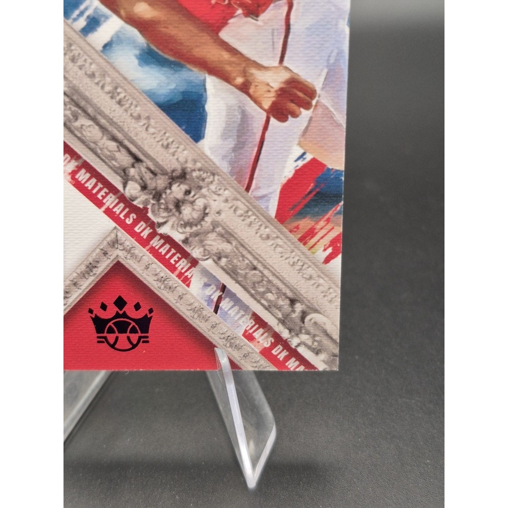 2022 Diamond Kings Baseball Joan Adon #DKM-JA Draft Kimgs Materials Purple /20 - Picture 5 of 10
